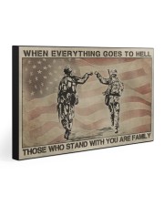 WHO STAND WITH YOU ARE FAMILY 30x20 Gallery Wrapped Canvas Prints front