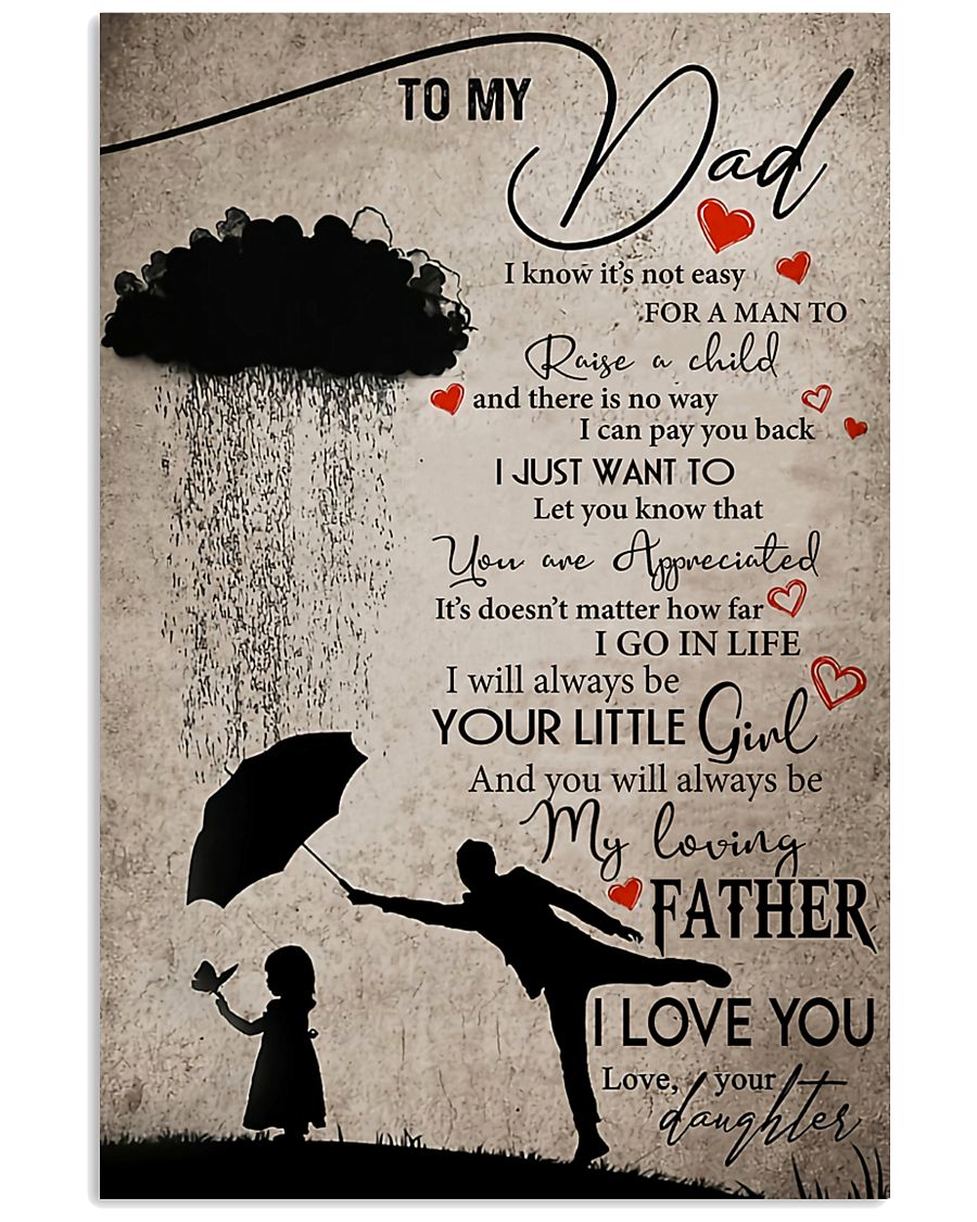 TO MY DAD - MB162 11x17 Poster
