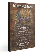 TO MY HUSBAND 20x30 Gallery Wrapped Canvas Prints front