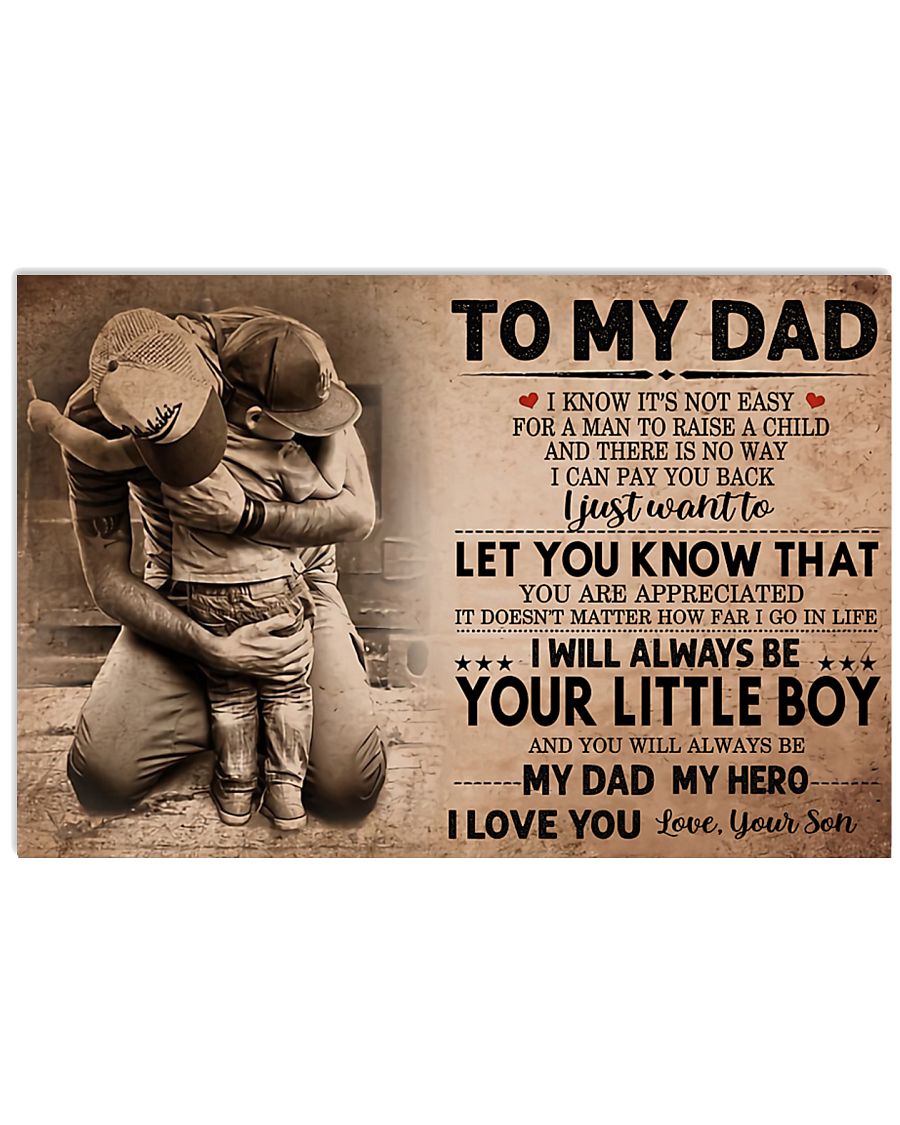 TO MY DAD - MB205 24x16 Poster