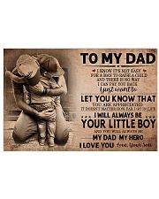 TO MY DAD - MB205 24x16 Poster front