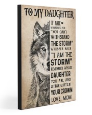 TO MY DAUGHTER 20x30 Gallery Wrapped Canvas Prints front