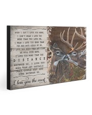 I LOVE YOU THE MOST 30x20 Gallery Wrapped Canvas Prints front