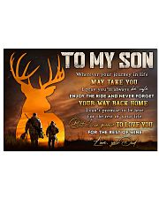 TO MY SON Horizontal Poster tile