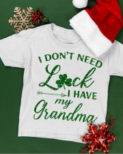 I DON'T NEED LUCK Youth T-Shirt apparel-youth-tshirt-lifestyle-front-02