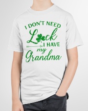 I DON'T NEED LUCK Youth T-Shirt garment-youth-tshirt-front-lifestyle-01