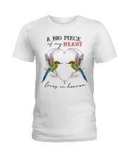 LIVES IN HEAVEN Ladies T-Shirt tile