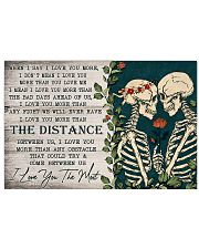 I LOVE YOU THE MOST Horizontal Poster tile
