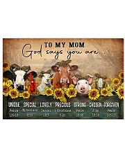 GOD SAYS YOU ARE Horizontal Poster tile