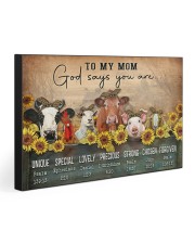 GOD SAYS YOU ARE 30x20 Gallery Wrapped Canvas Prints front