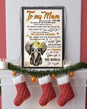 TO MY MOM - TEACHER 24x36 Poster lifestyle-holiday-poster-4