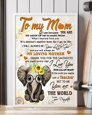 TO MY MOM - TEACHER 24x36 Poster lifestyle-poster-4