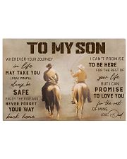 TO MY SON Horizontal Poster tile