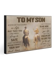 TO MY SON 30x20 Gallery Wrapped Canvas Prints front