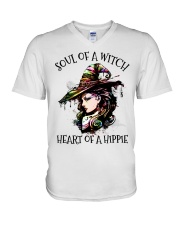 SOUL OF A WITCH HEART OF A HIPPIE V-Neck T-Shirt tile
