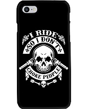 I RIDE SO I DON'T CHOKE PEOPLE - MB324 Phone Case thumbnail