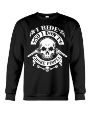 I RIDE SO I DON'T CHOKE PEOPLE - MB324 Crewneck Sweatshirt tile