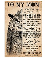 TO MY MOM 24x36 Poster front