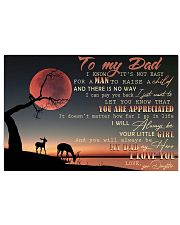 IT'S NOT EASY FOR A MAN TO RAISE A CHILD - MB269 36x24 Poster front