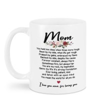 I LOVE YOU MOM FOR BEING YOU Mug back