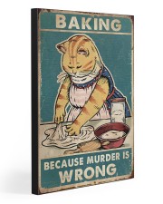 MURDER IS WRONG 20x30 Gallery Wrapped Canvas Prints front