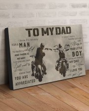 TO MY DAD - BIKER 30x20 Gallery Wrapped Canvas Prints aos-canvas-pgw-30x20-lifestyle-front-07