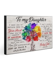 TO MY DAUGHTER - MB376 30x20 Gallery Wrapped Canvas Prints front