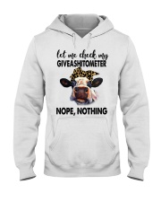 LET ME CHECK MY GIVEASHITOMETER Hooded Sweatshirt tile