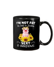I'M NOT FAT Mug tile