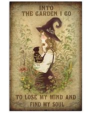 INTO THE GARDEN I GO Vertical Poster tile