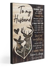 TO MY HUSBAND 20x30 Gallery Wrapped Canvas Prints front
