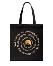 Hello darkness my old friend Tote Bag tile