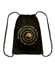 Hello darkness my old friend Drawstring Bag tile