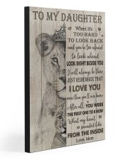 TO MY DAUGHTER 20x30 Gallery Wrapped Canvas Prints front