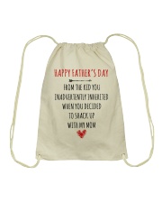 Happy Father's Day - MB28 Drawstring Bag thumbnail