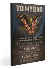 TO MY DAD 20x30 Gallery Wrapped Canvas Prints front