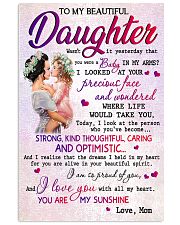 TO MY DAUGHTER Vertical Poster tile