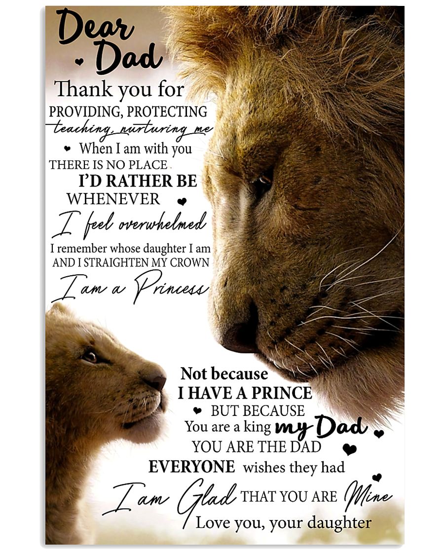 DEAR DAD - MB177 11x17 Poster