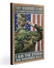 I AM THE STORM 20x30 Gallery Wrapped Canvas Prints front