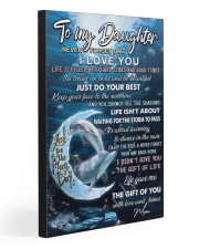 TO MY DAUGHTER 20x30 Gallery Wrapped Canvas Prints front
