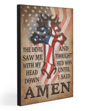 UNTIL I SAID AMEN 20x30 Gallery Wrapped Canvas Prints front
