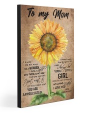 TO MY MOM 20x30 Gallery Wrapped Canvas Prints front