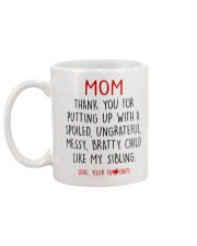 DEAR MOM Mug back