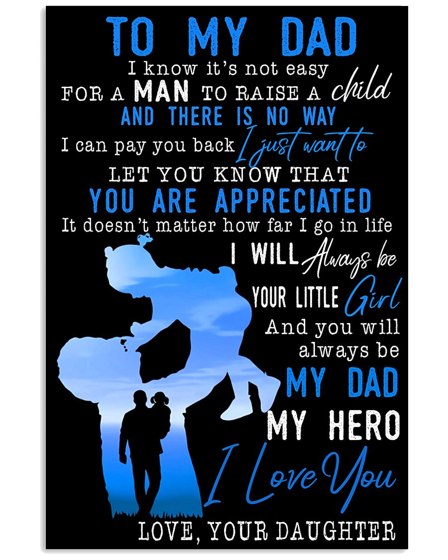 TO MY DAD - MB154 11x17 Poster