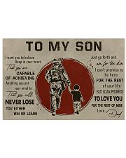 TO MY SON 17x11 Poster thumbnail
