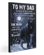 TO MY DAD 20x30 Gallery Wrapped Canvas Prints front