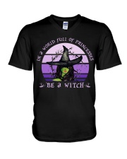 BE A WITCH V-Neck T-Shirt tile