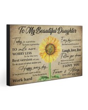TO MY DAUGHTER - MB363 30x20 Gallery Wrapped Canvas Prints front