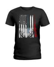 HUNTING FLAG - MB76 Ladies T-Shirt thumbnail