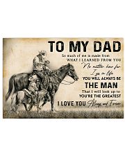 TO MY DAD Horizontal Poster tile